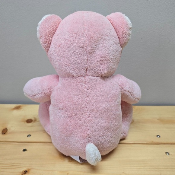 Brookstone Nap Teddy Bear Plush Pink Stuffed Animal Baby Infant Toy - Picture 3 of 10